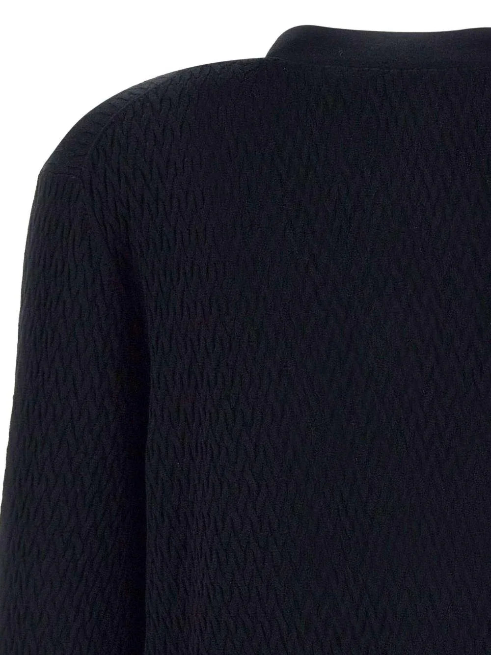 Cardigan nero strutturato - Preludio Moda