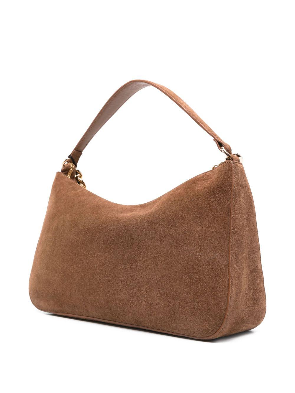 Borsa a Spalla Marrone con Catena 252TB7162 00057 TWINSET