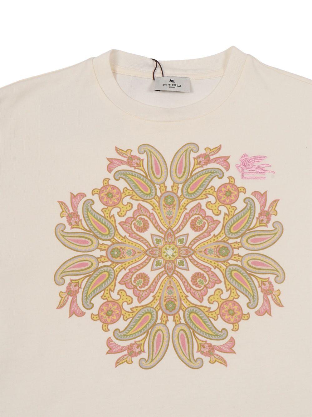 T-shirt con stampa mandala GY8P51Z3672 102RS ETRO KIDS
