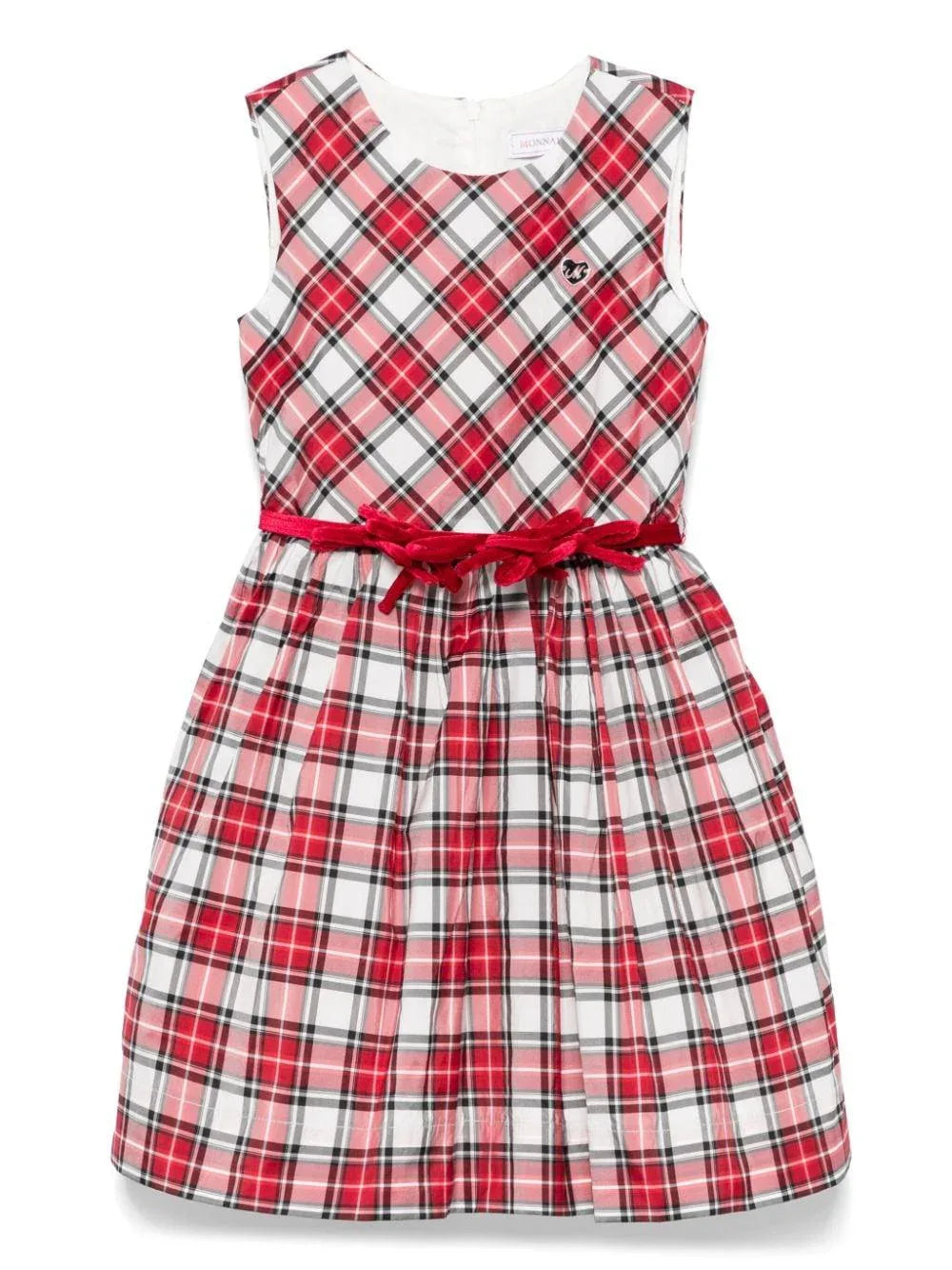 Abito rosso tartan - Preludio Moda