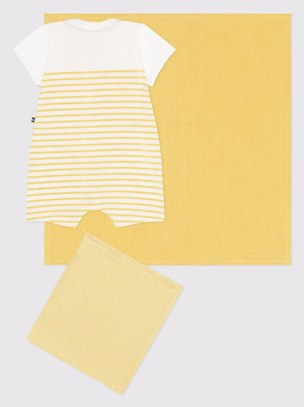 Set con tutina e telino giallo (2pz) - Preludio Moda