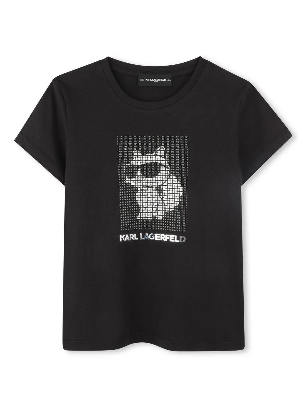 T-shirt nera cat - Preludio Moda