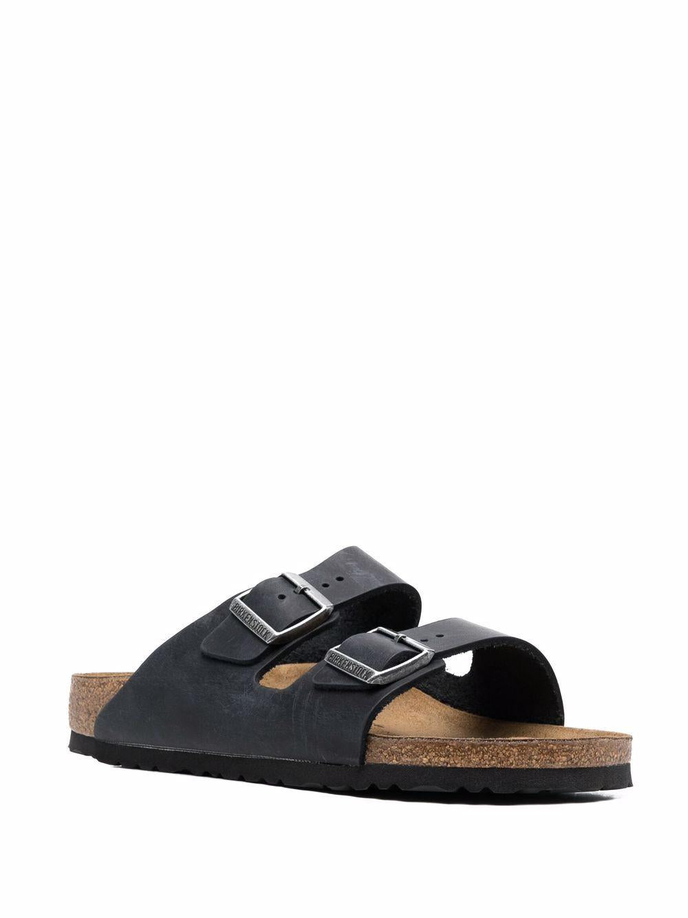 Sandali Arizona pelle oliata neri 0552113 BLACK BIRKENSTOCK
