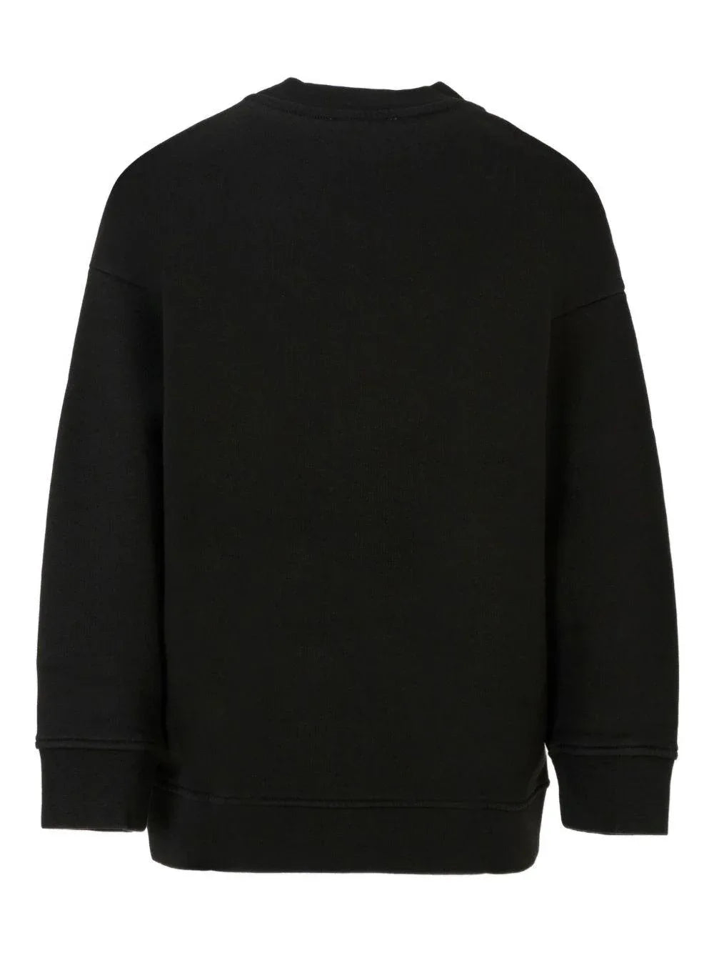 Felpa Nera per Bambini con Logo - Preludio Moda