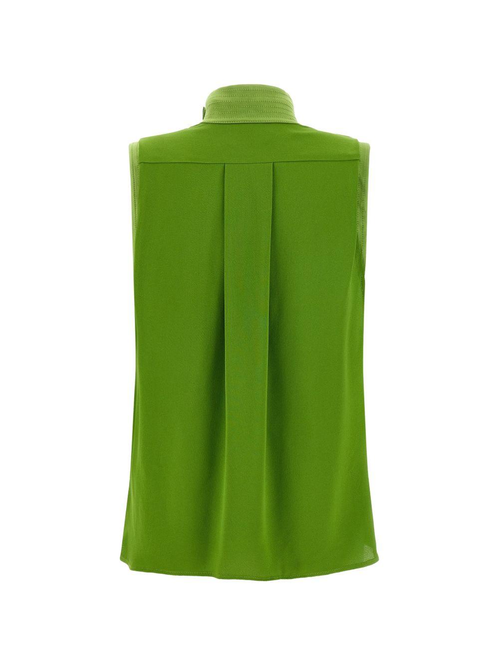 Top senza maniche collo alto verde CA13461E2 EV3 ELISABETTA FRANCHI