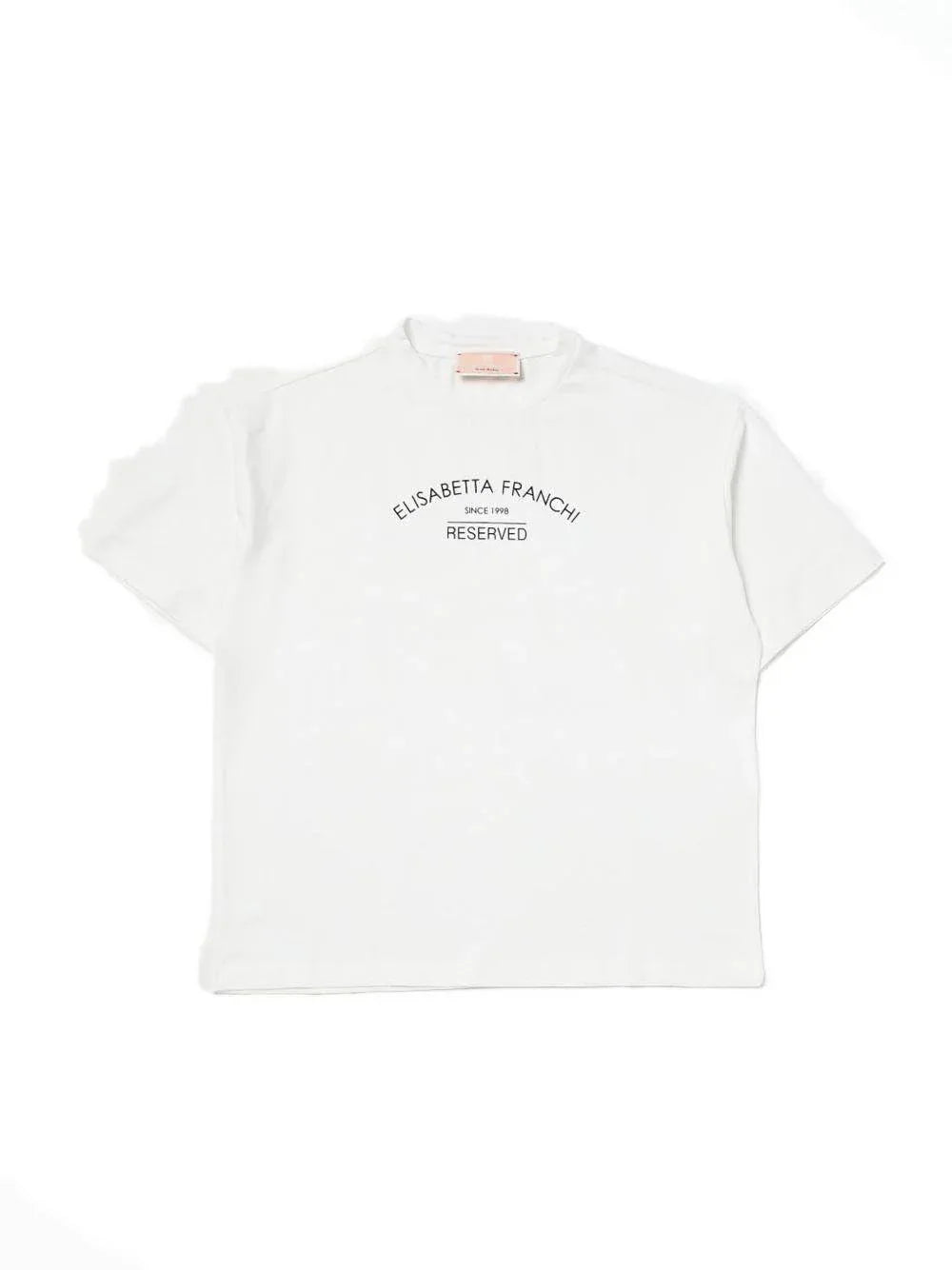 T-shirt avorio logo lettering - Preludio Moda