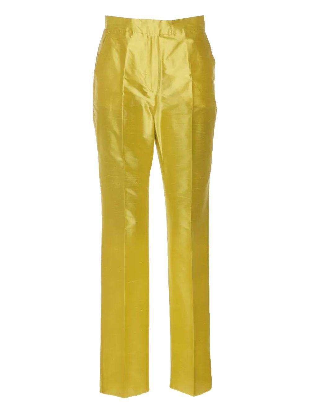 Pantalone vita alta cedro seta 2416131014600 001 MAX MARA STUDIO
