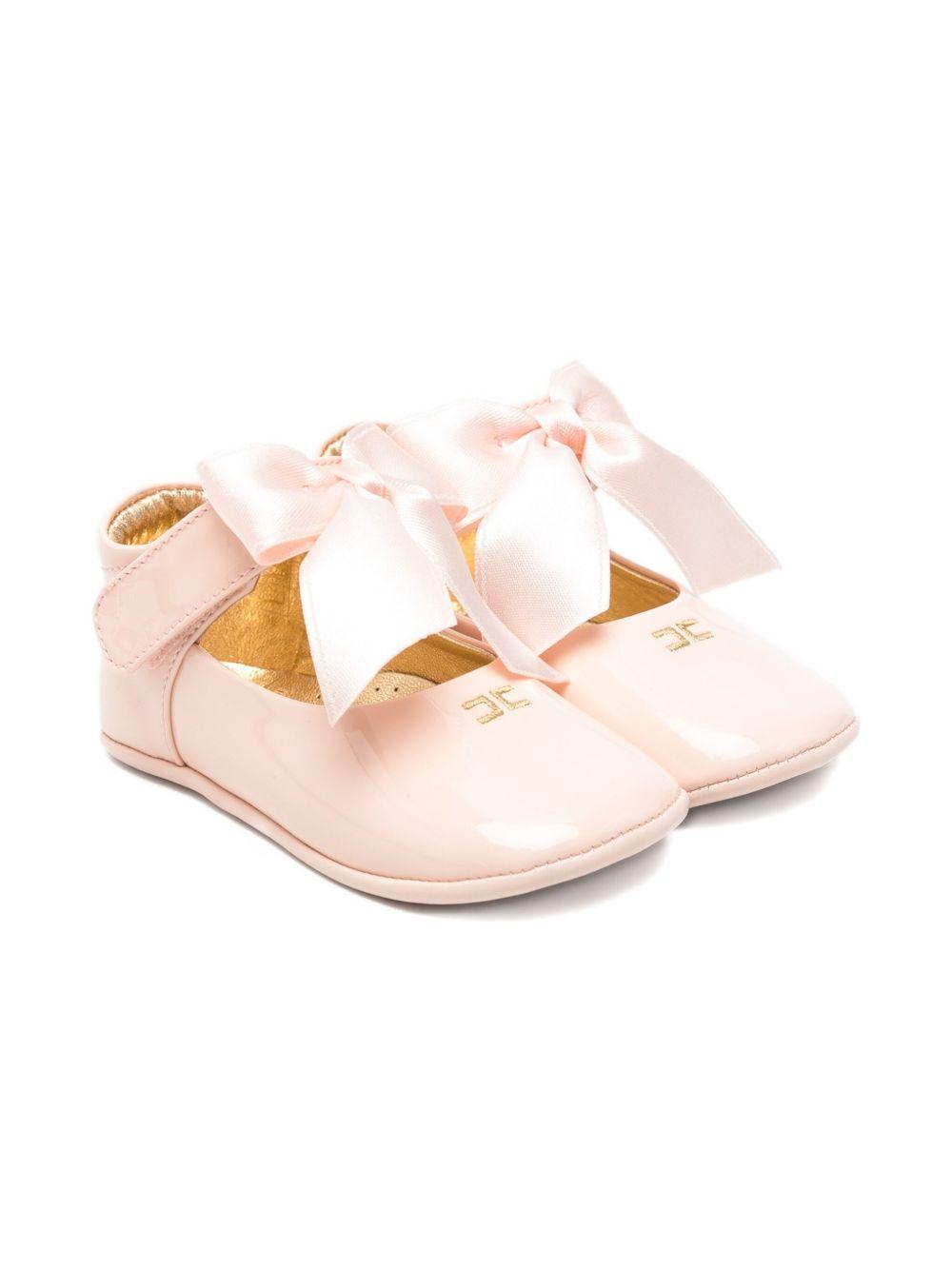 Ballerine rosa con fiocco F0A3E03151855 325 ELISABETTA FRANCHI KIDS