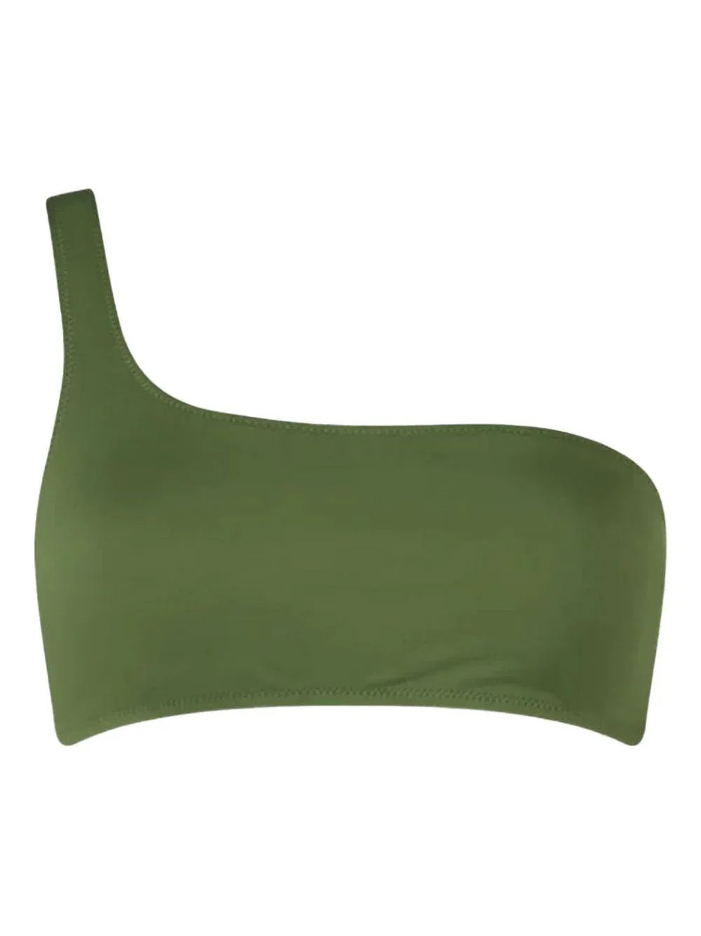 Bikini a bralette monospalla verde militare Celestine Noelle - Preludio Moda