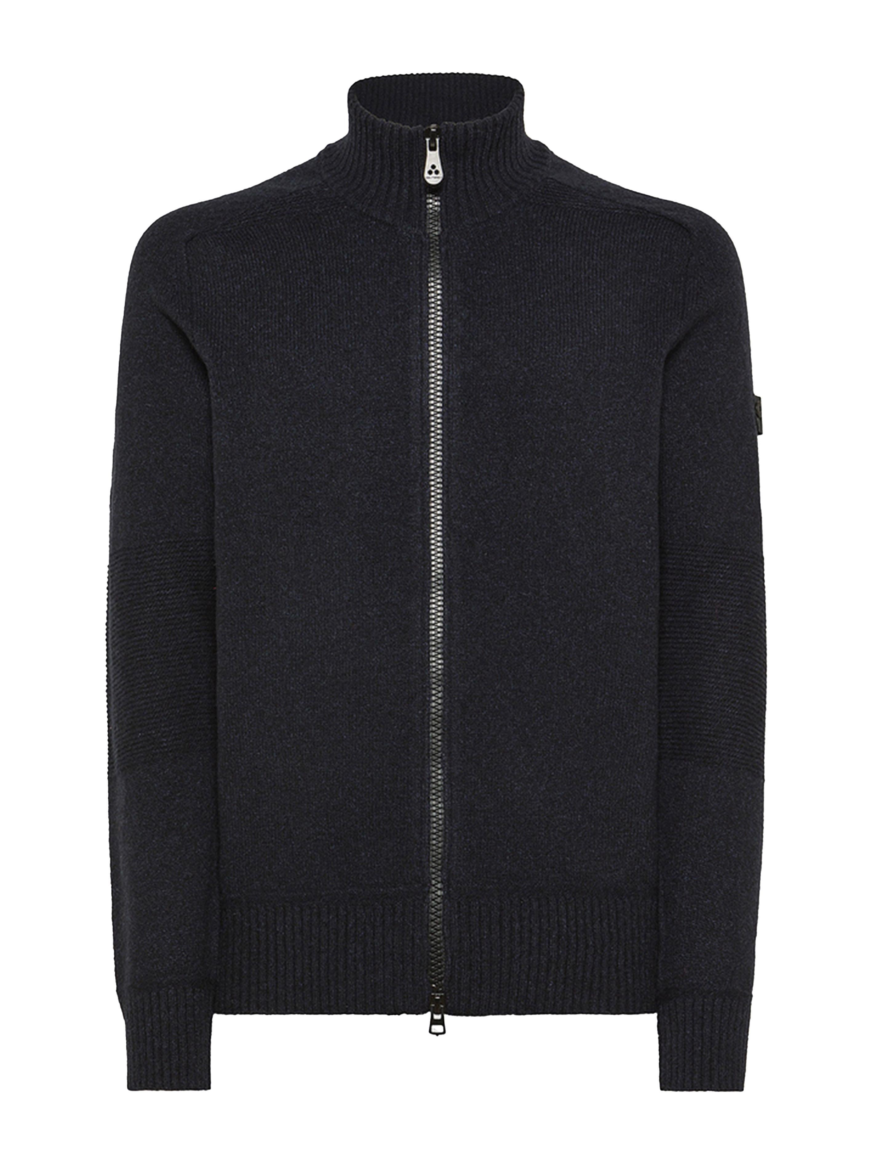 Cardigan badhams 02 blu grafite PEU524899012117 215M PEUTEREY