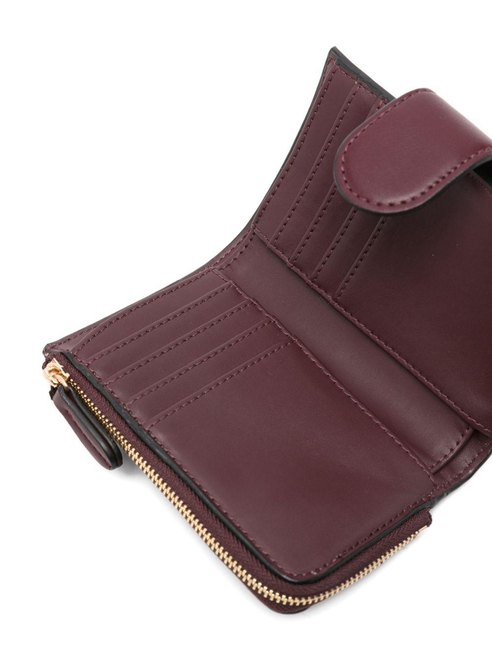 Portafoglio viola con patta e dettagli dorati 252TL8014 12635 TWINSET