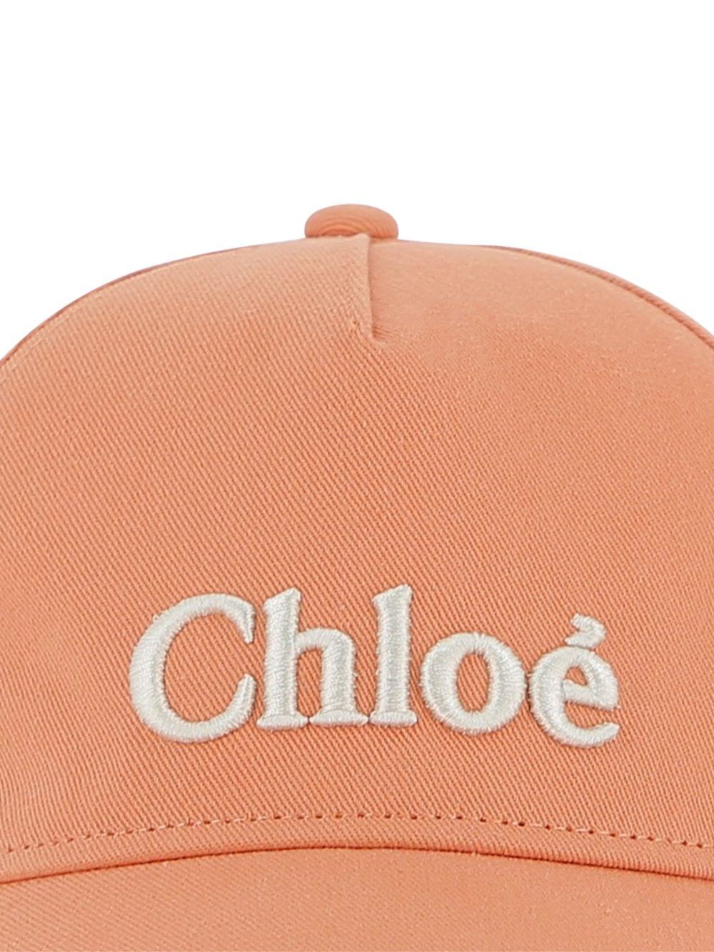 Cappellino da baseball in lana panna C20871 43A CHLOE KIDS