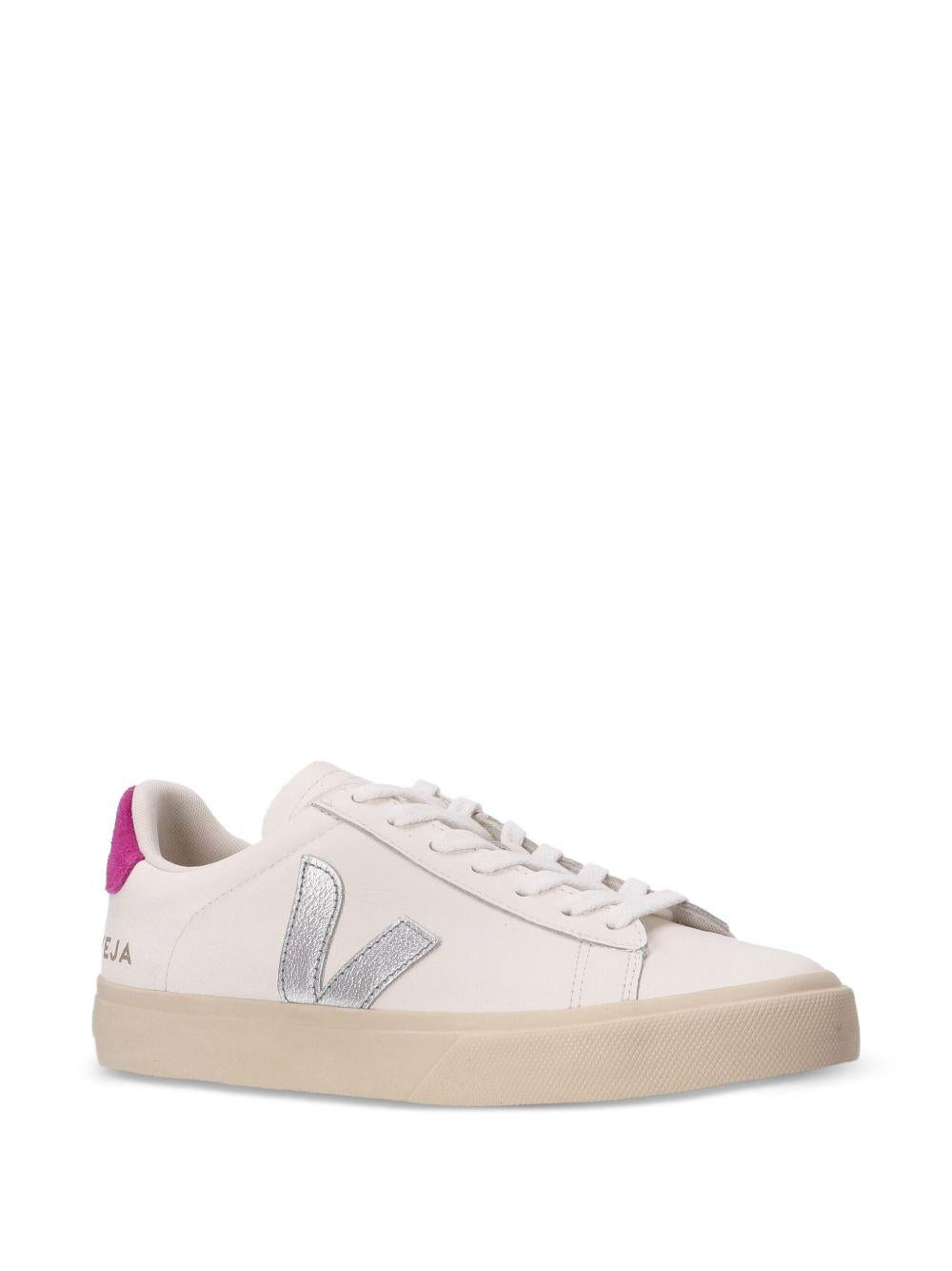 Sneakers con logo a contrasto CP0520788 WHITESILVERULTRAVIOLET VEJA