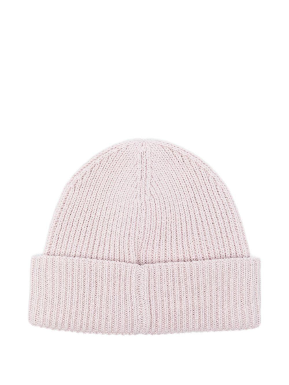 Berretto rosa a coste con logo K1151RW KAN K-WAY KIDS