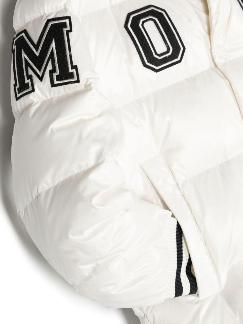 Piumino bianco logo fronte/retro I29541A000165963V 031 MONCLER KIDS