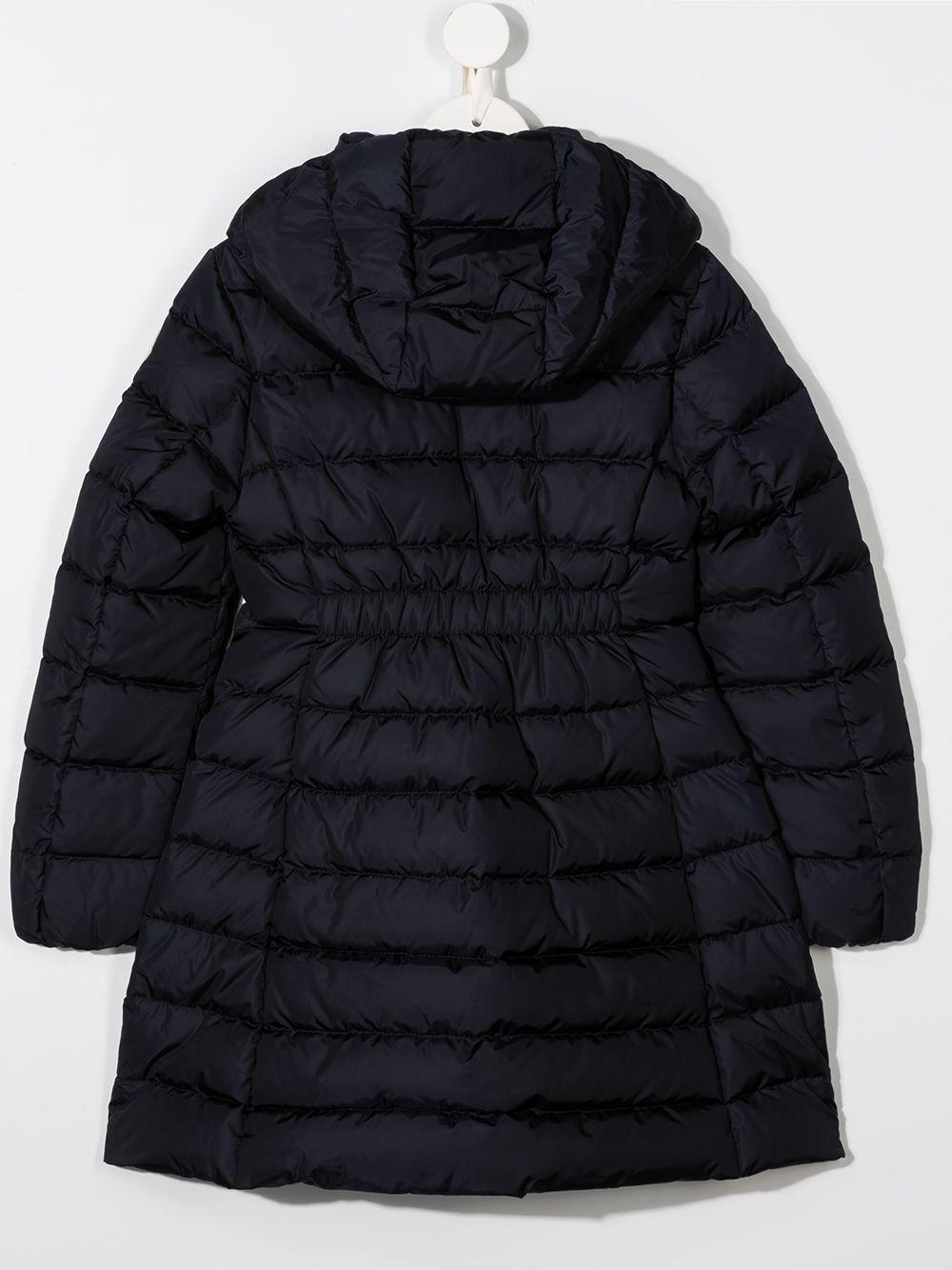 Piumino Lungo con Cappuccio e Logo K29541C5021054155 778 MONCLER KIDS