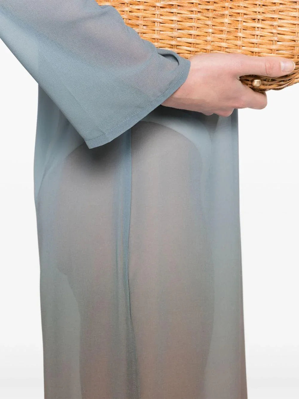 Copricostume Agatha tie-dye azzurro - Preludio Moda