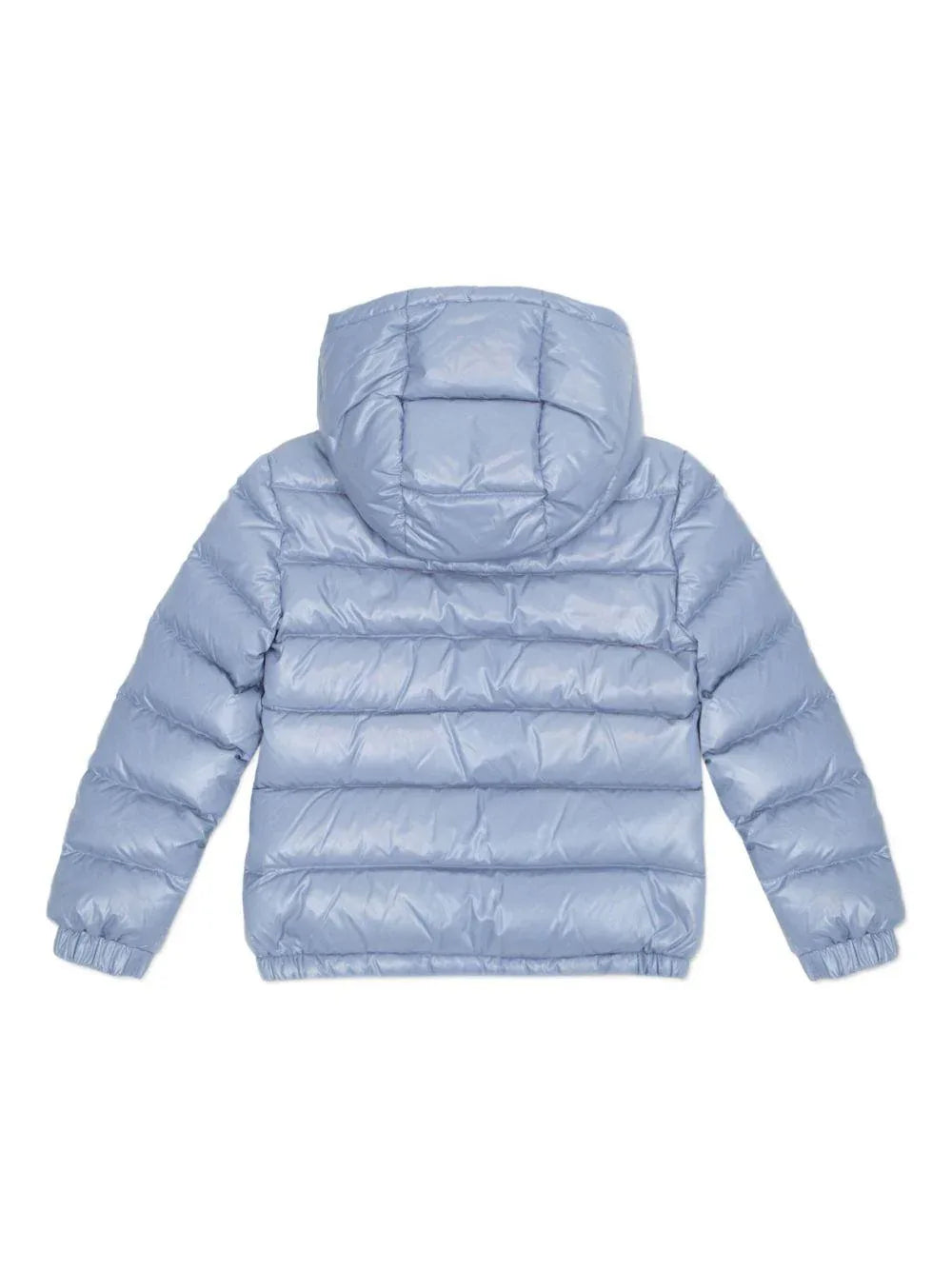 Piumino Llaqué con Cappuccio e Finiture Tricolori - Preludio Moda