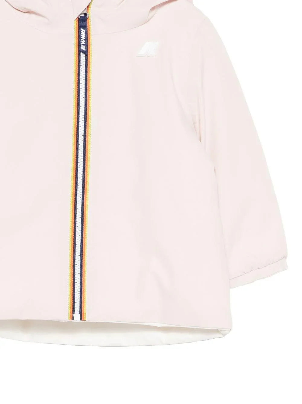 Giacca Jacques rosa/bianco con cappuccio - Preludio Moda