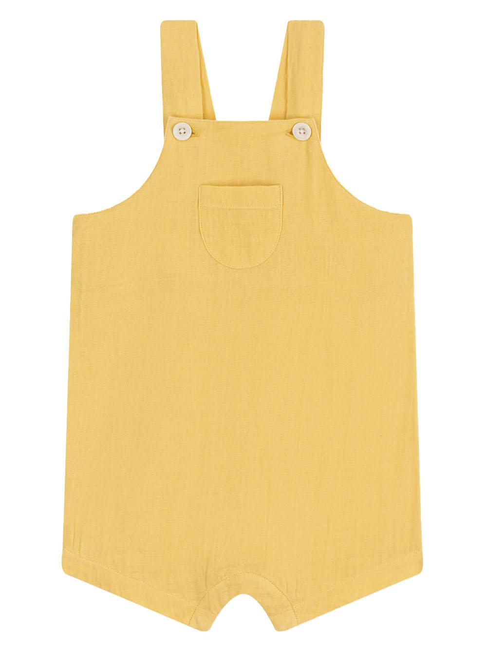 Salopette gialla neonato A0CEF 02 PETIT BATEAU KIDS