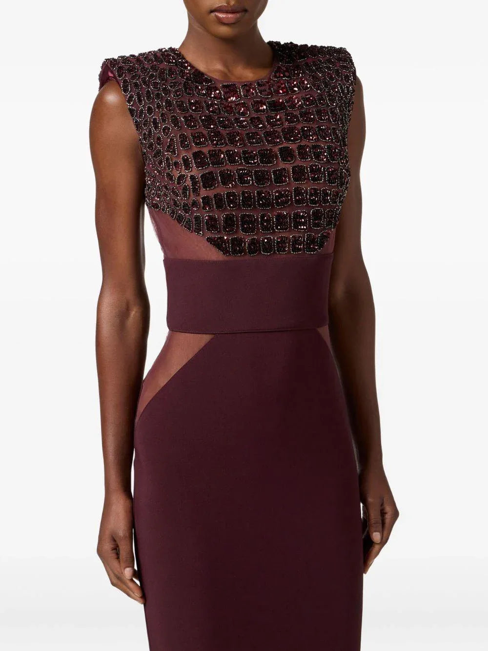Abito Midi con Paillettes - Preludio Moda