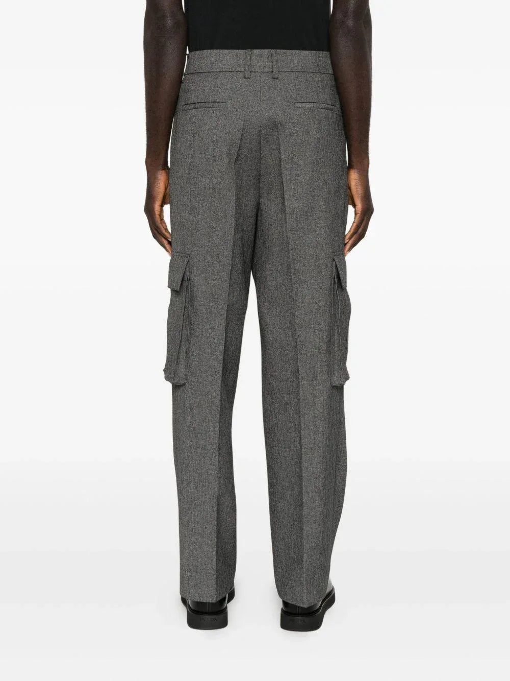 Pantaloni cargo sartoriali grigi - Preludio Moda