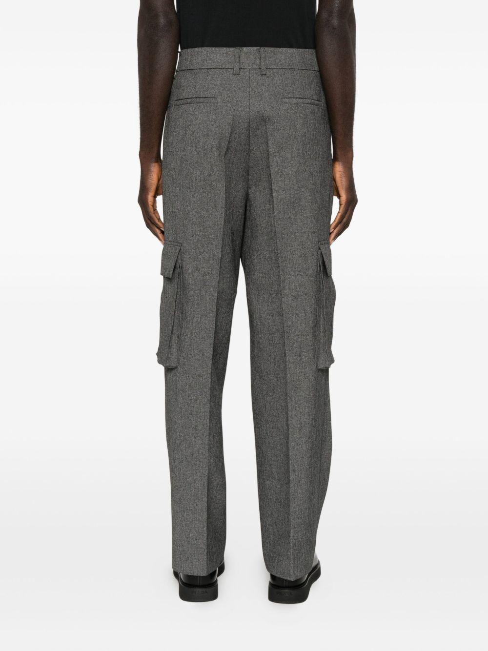 Pantaloni cargo sartoriali grigi 5P0545A683 S755 PATRIZIA PEPE