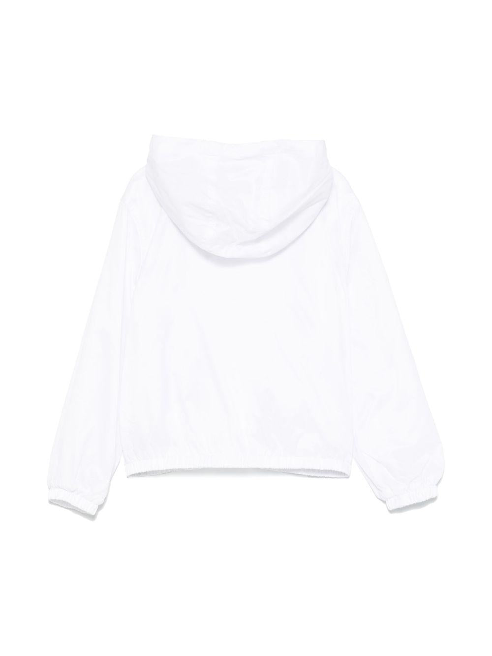 Giubbino bianco teddy toy petto HMS04GL3A69 10101 MOSCHINO KIDS
