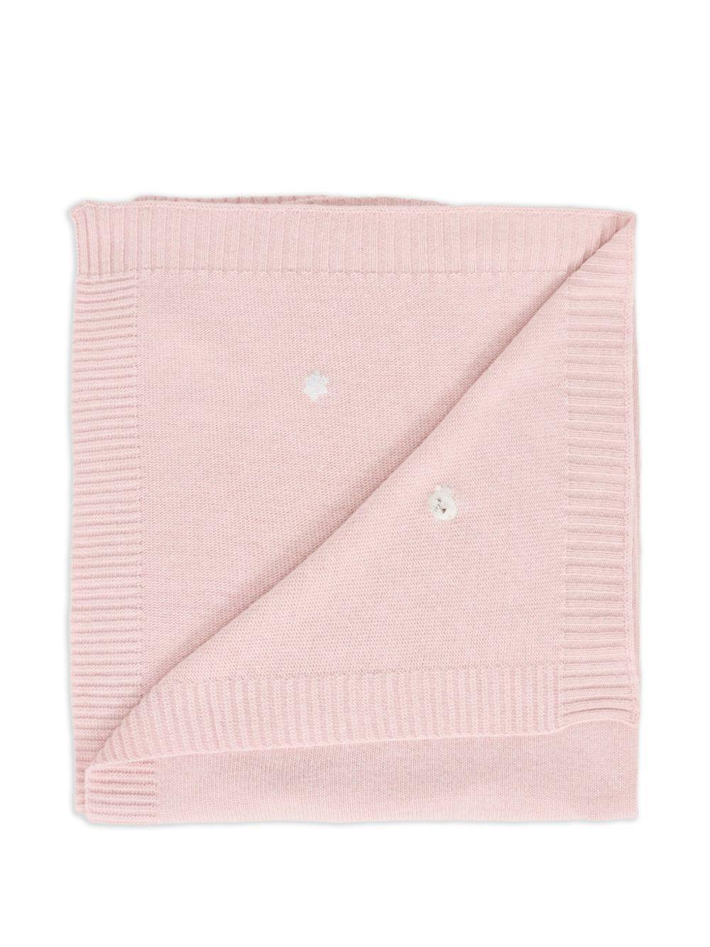 Coperta Rosa per Bambini con Ricami - Preludio Moda