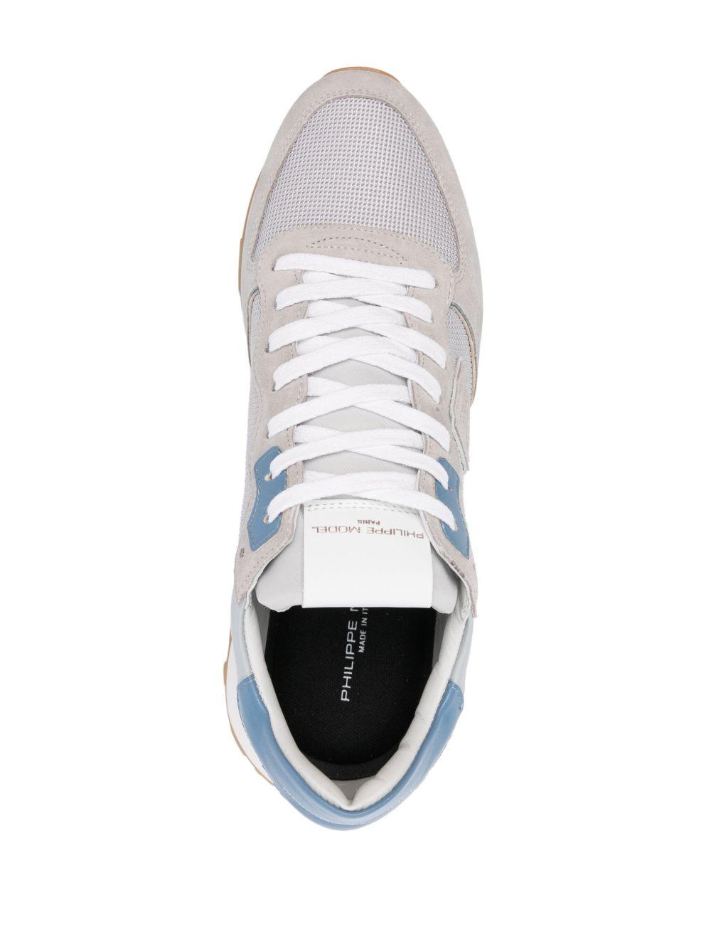 Sneakers tropez grigio/celeste