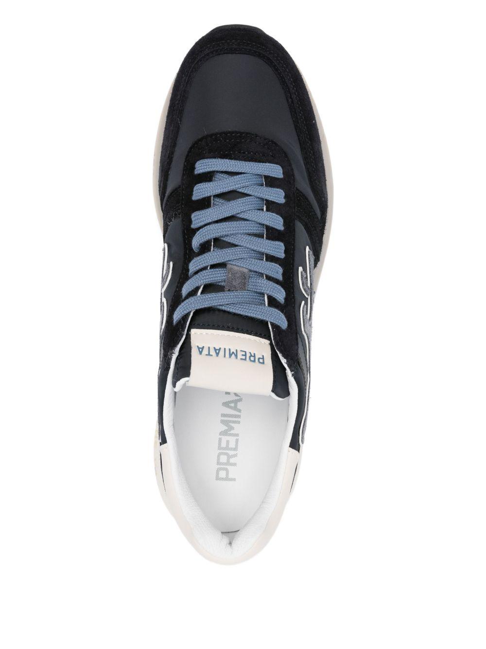 Sneakers Mick in Camoscio e Nylon Blu Scuro MICK 7716 PREMIATA