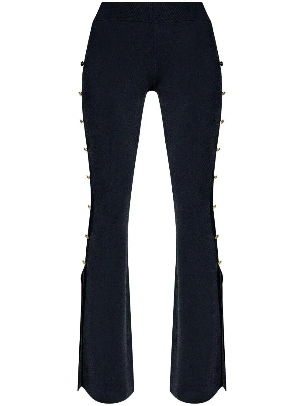 Pantalone nero cut-out laterali - Preludio Moda