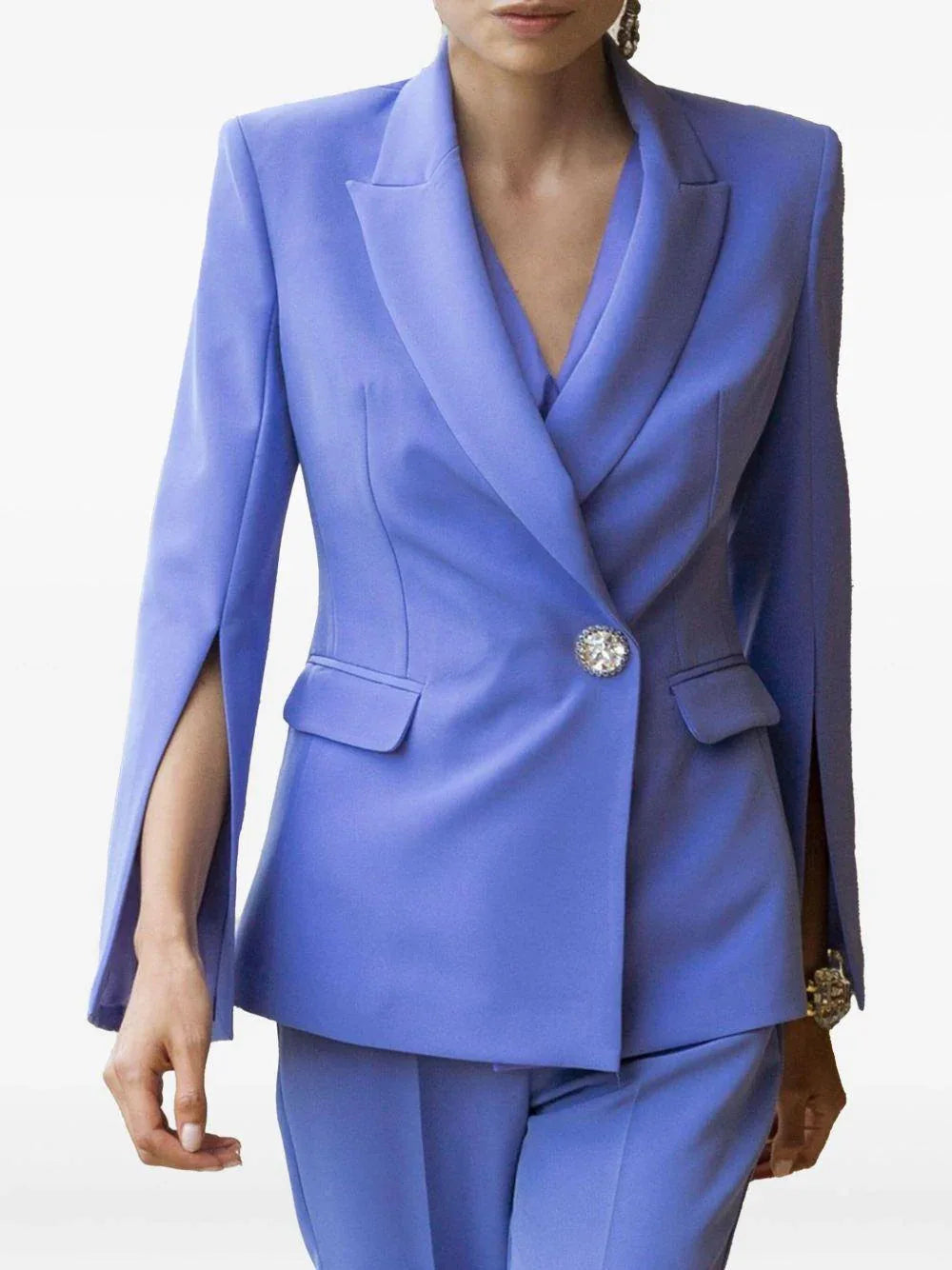 Giacca pervinca apertura maniche - Preludio Moda