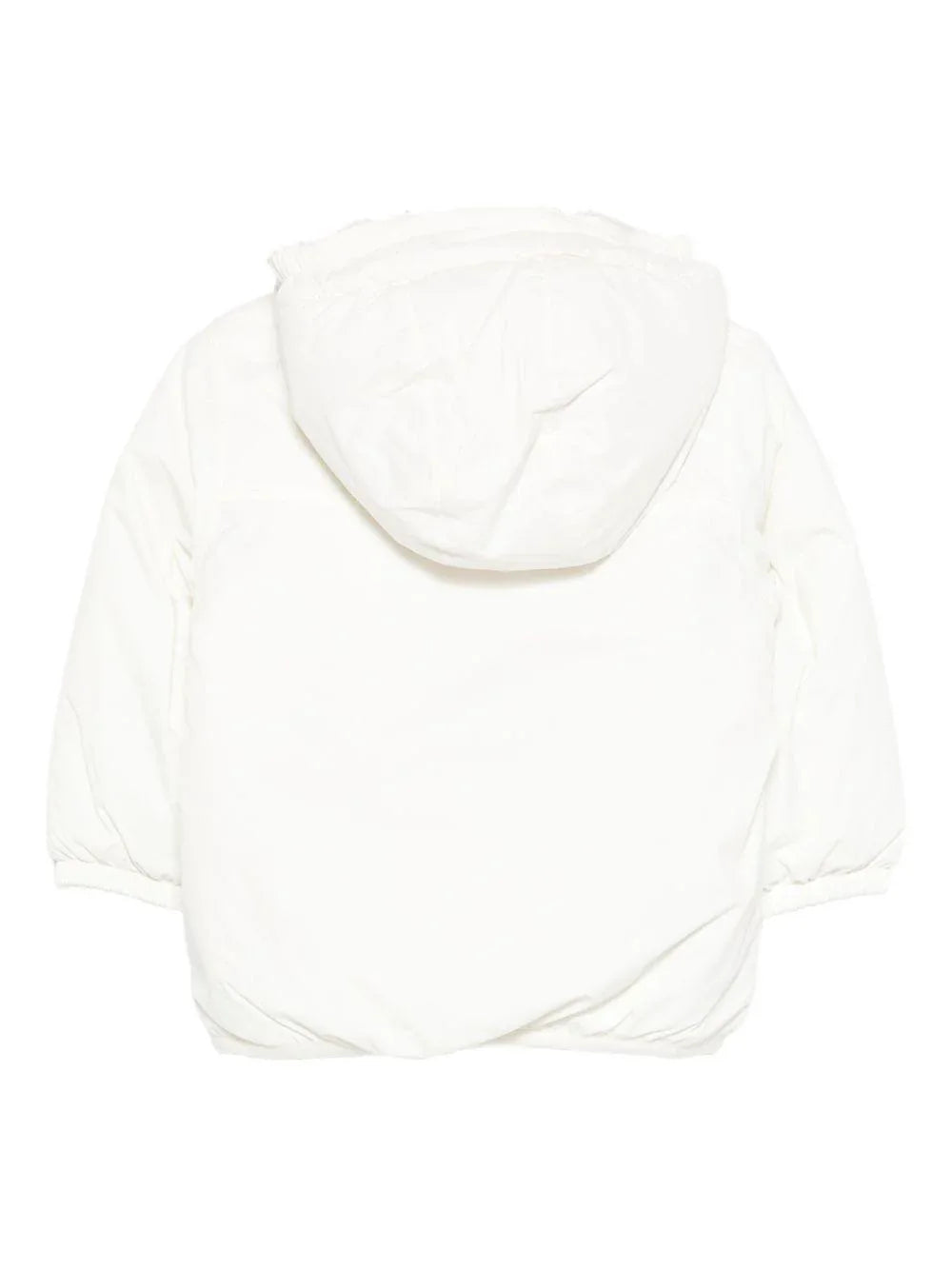 Giacca bianca E. Le Vrai 4.0 Claudine Orsetto con cappuccio - Preludio Moda