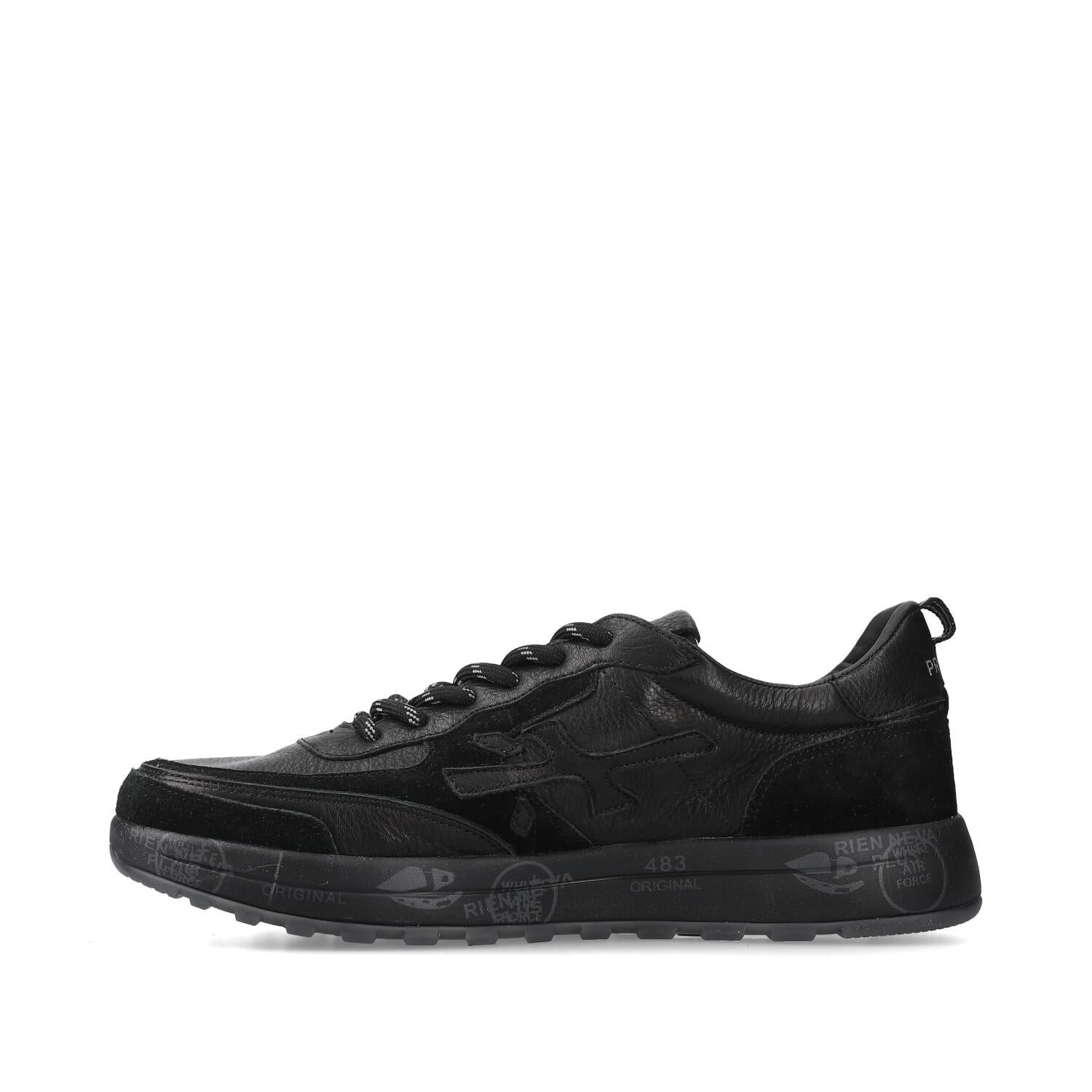 Sneakers Nous in Pelle Nera NOUS 7732 PREMIATA
