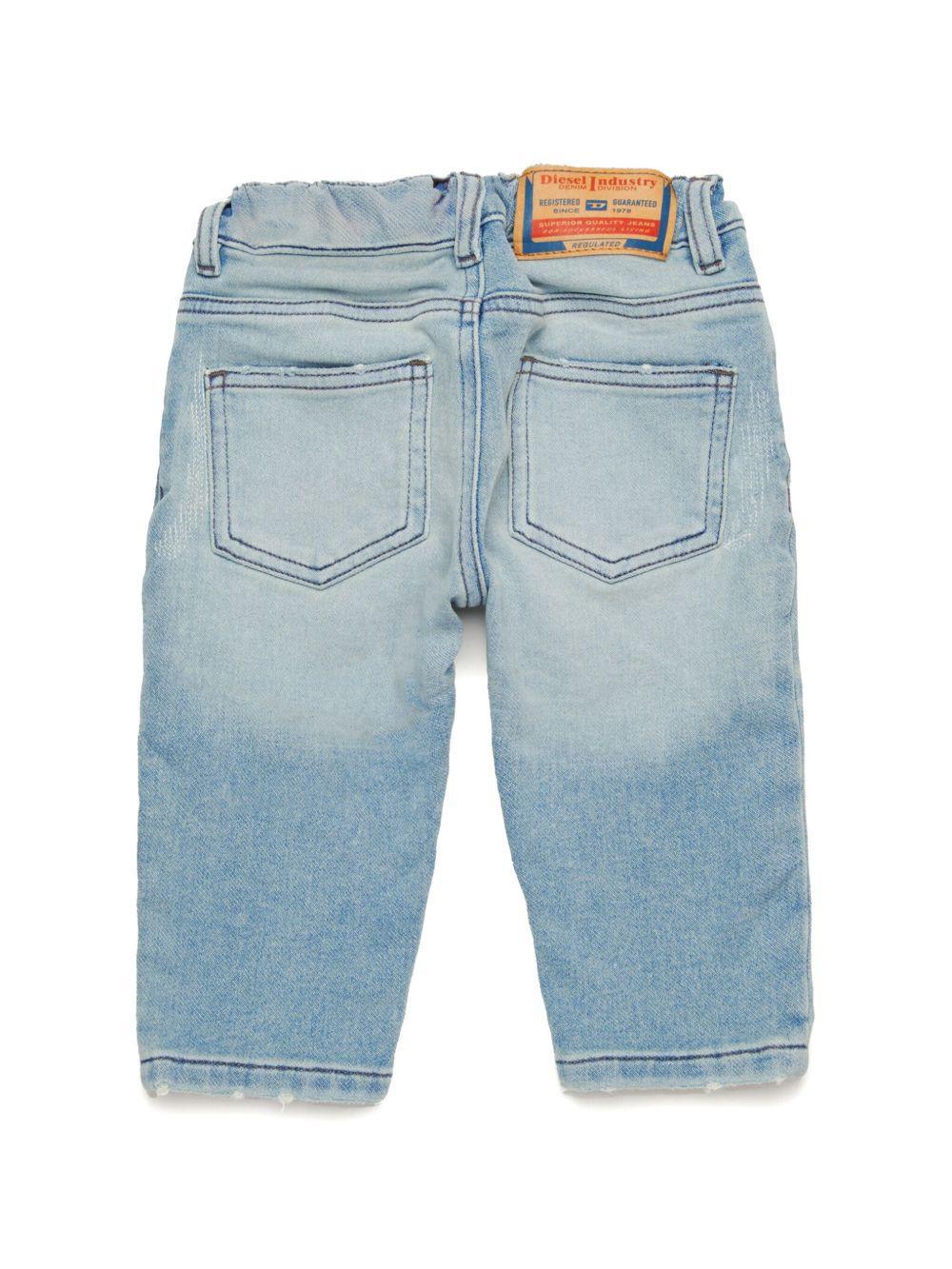Jeans chiaro schiarito neonato - Preludio Moda