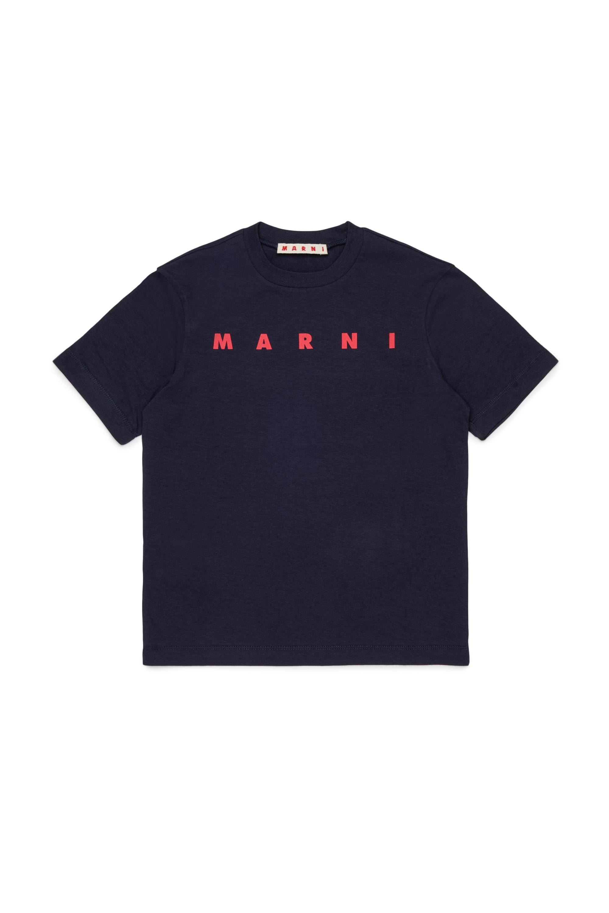 T-shirt Dark Sea Blue M01601M00RF 0M862 MARNI KIDS
