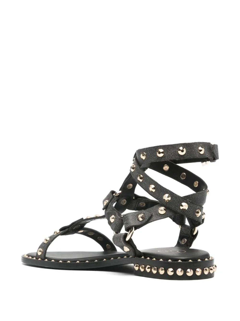 Sandali Pulp nero/ oro - Preludio Moda