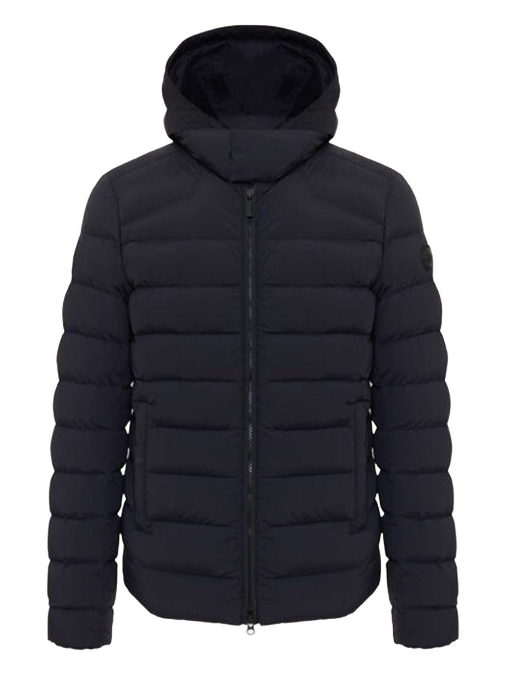Cappotto nero con cappuccio con cerniera 12652ZL 99 COLMAR