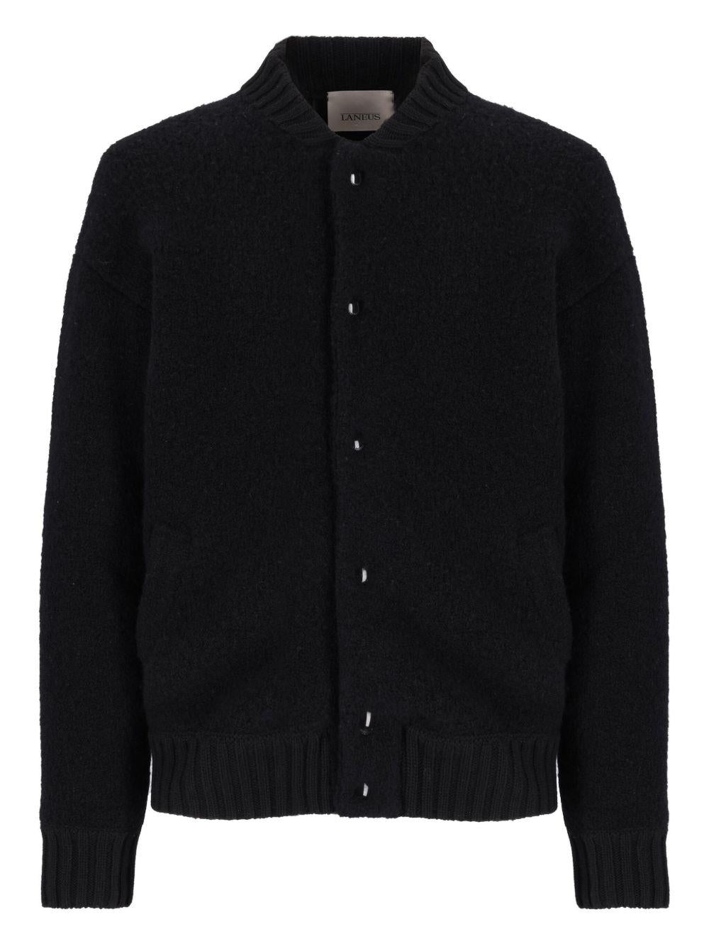 Bomber in Lana Bouclé con Bottoni F5LAMABO365 110 LANEUS