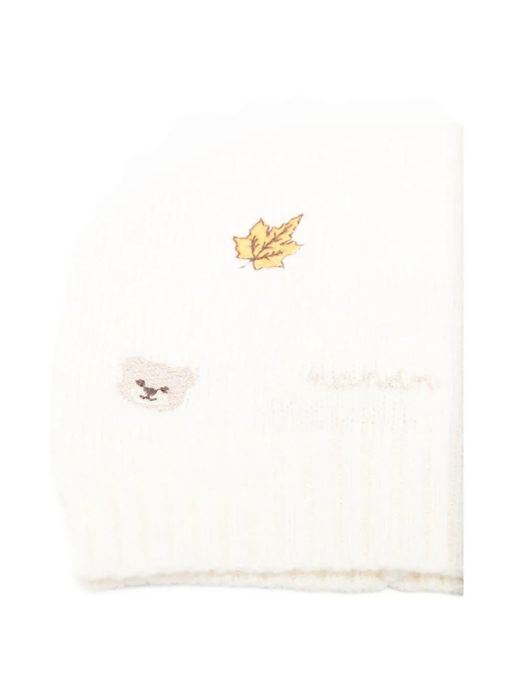 Berretto bianco con ricamo - Preludio Moda