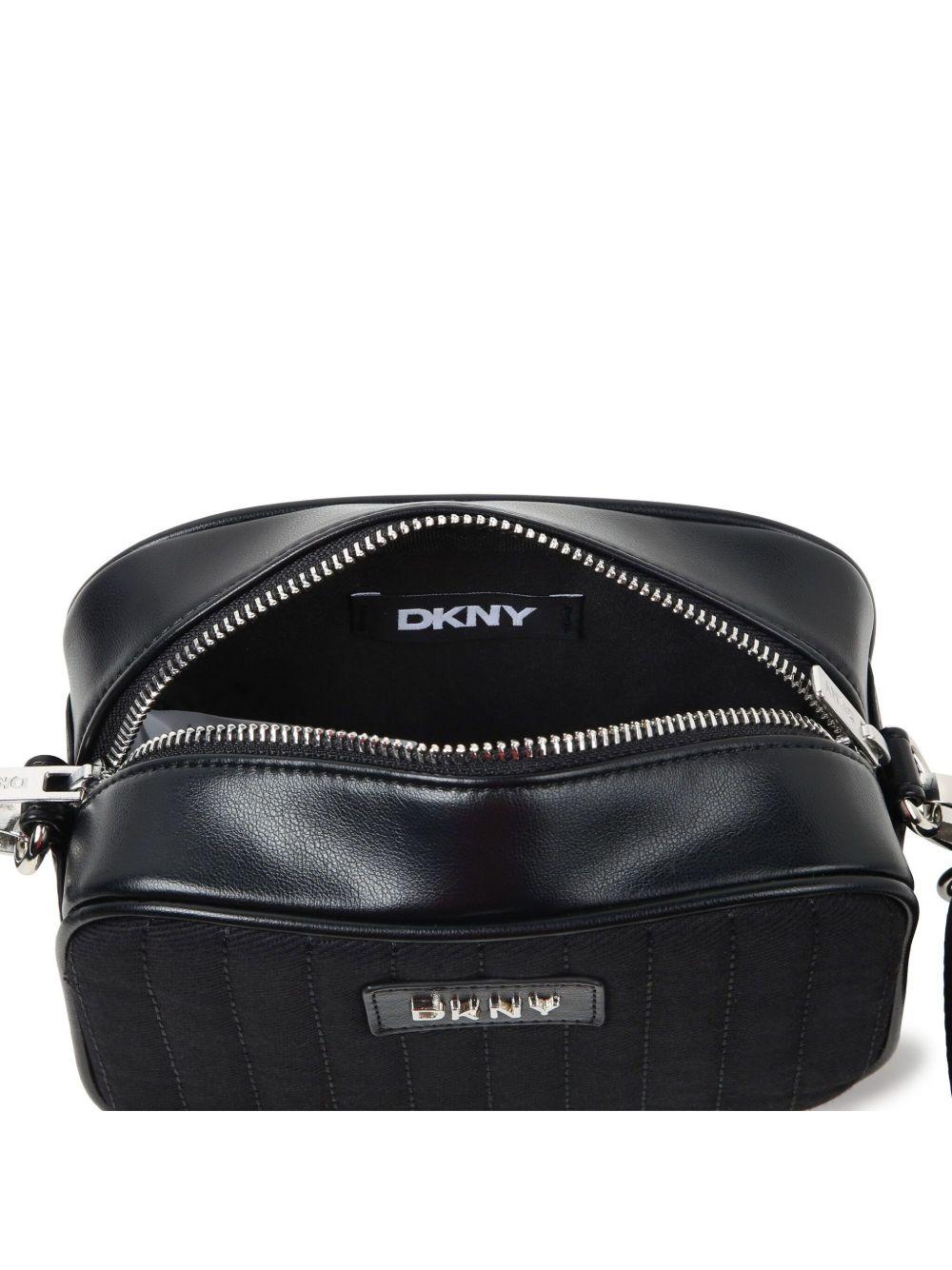 Borsa nera tracolla logata
