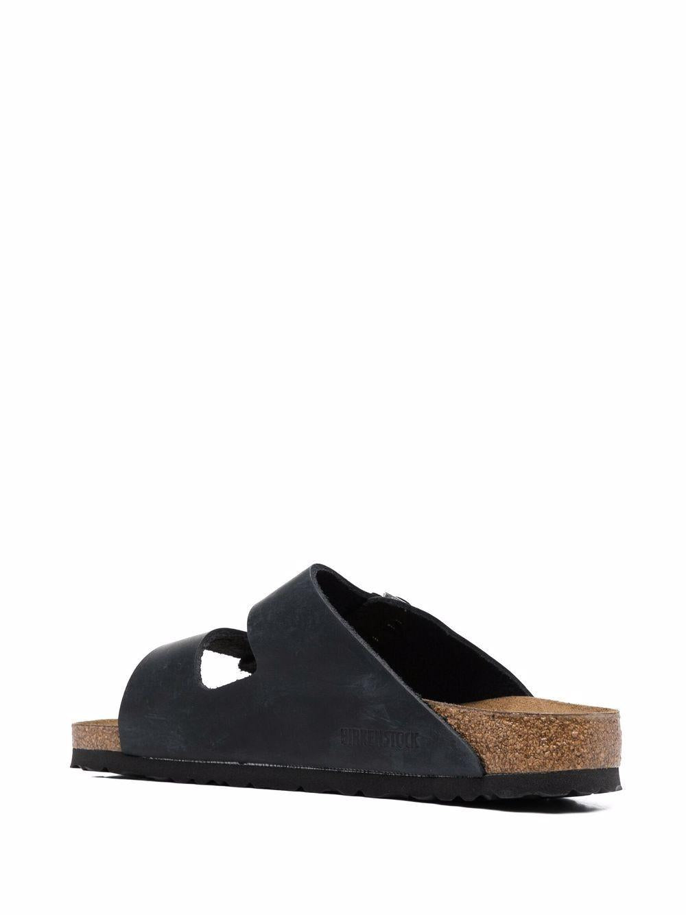 Sandali Arizona pelle oliata neri 0552113 BLACK BIRKENSTOCK