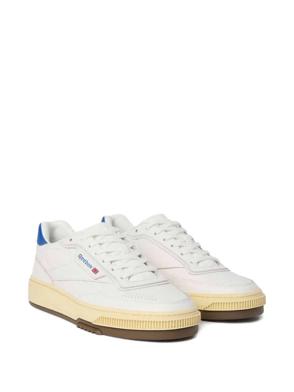 Sneakers club c ltd bianca dettagli bluette - Preludio Moda
