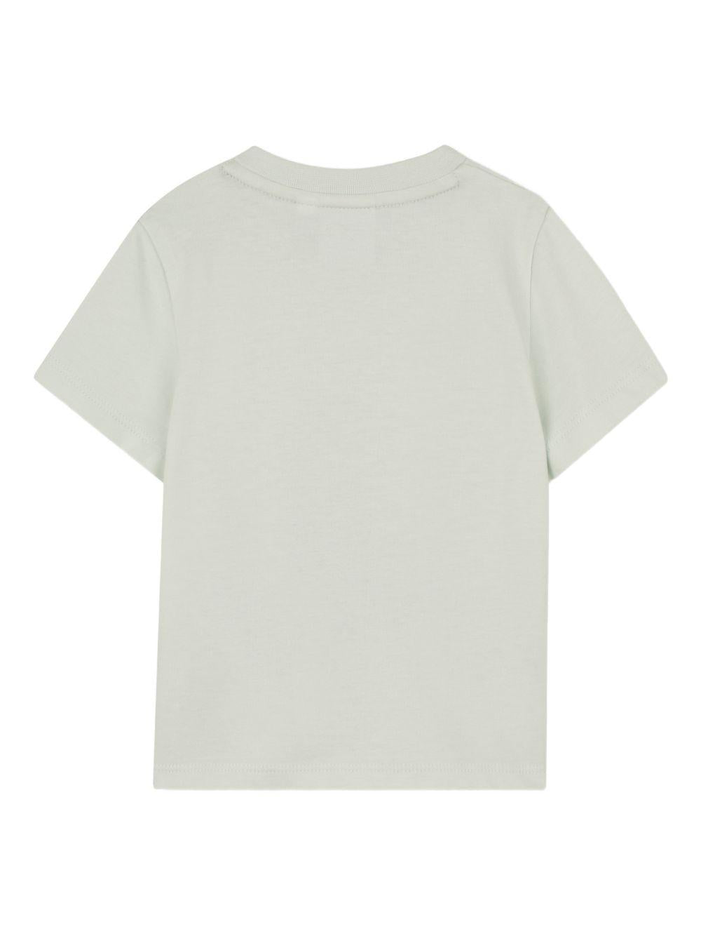 T-shirt stampa logo multicolor J52889 73K BOSS KIDSWEAR