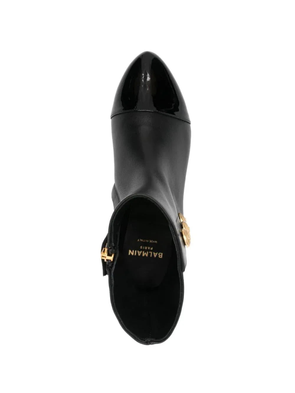 Stivaletto nero con punta lucida - Preludio Moda