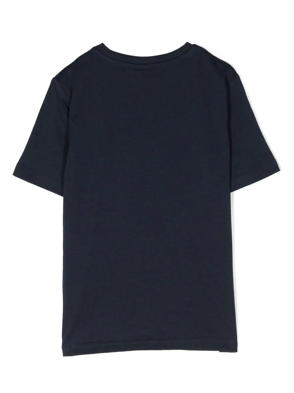 T-shirt blu logo stampa - Preludio Moda