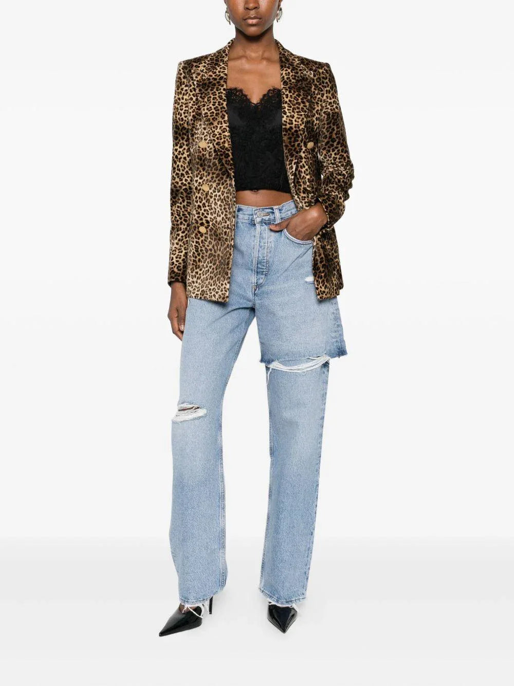 Blazer marrone doppiopetto - Preludio Moda