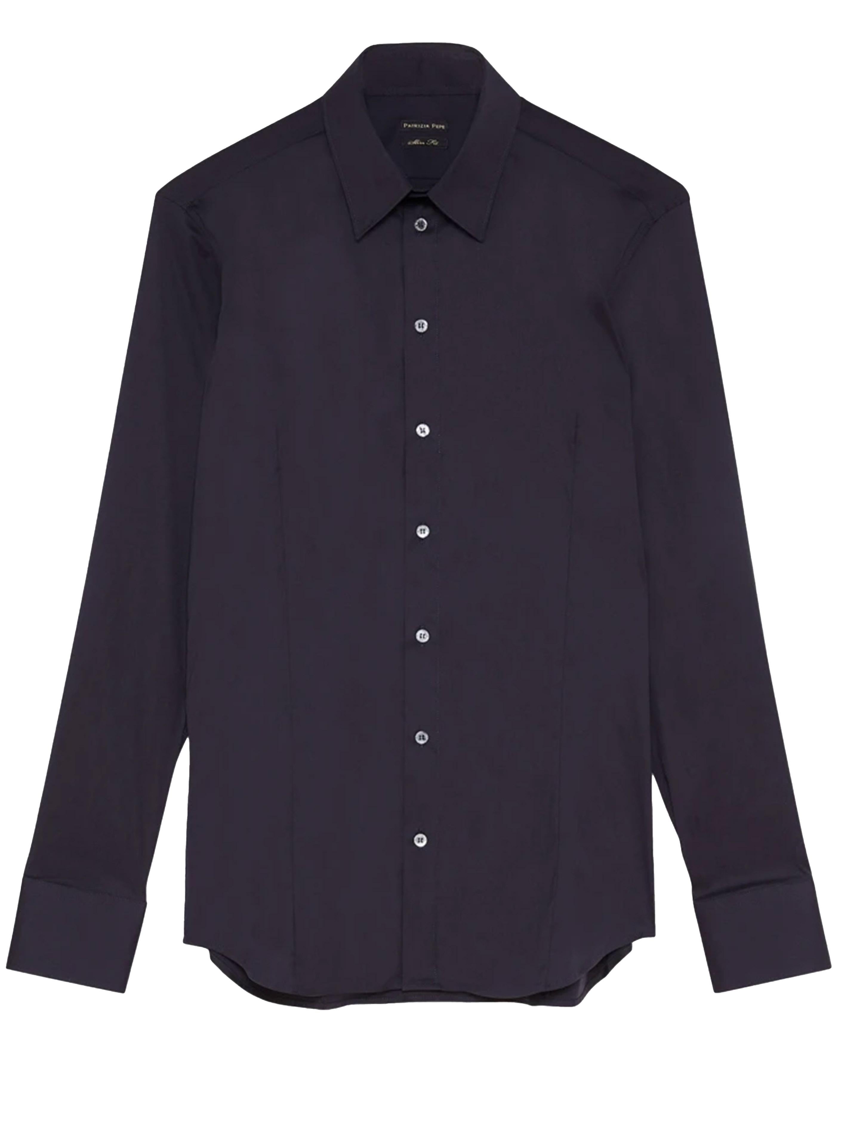 Camicia blu collo classico 5C0017A01 C166 PATRIZIA PEPE