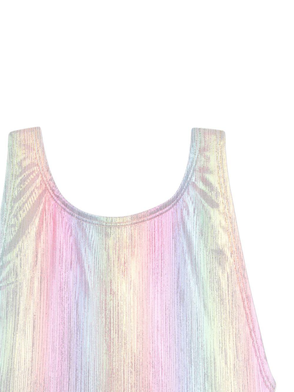 Costume da bagno intero in poliestere con balze U21964 Z41 BILLIE BLUSH KIDS